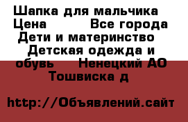 Шапка для мальчика › Цена ­ 400 - Все города Дети и материнство » Детская одежда и обувь   . Ненецкий АО,Тошвиска д.